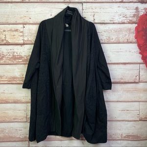 Wendy Trendy oversized fleur de lis jacket